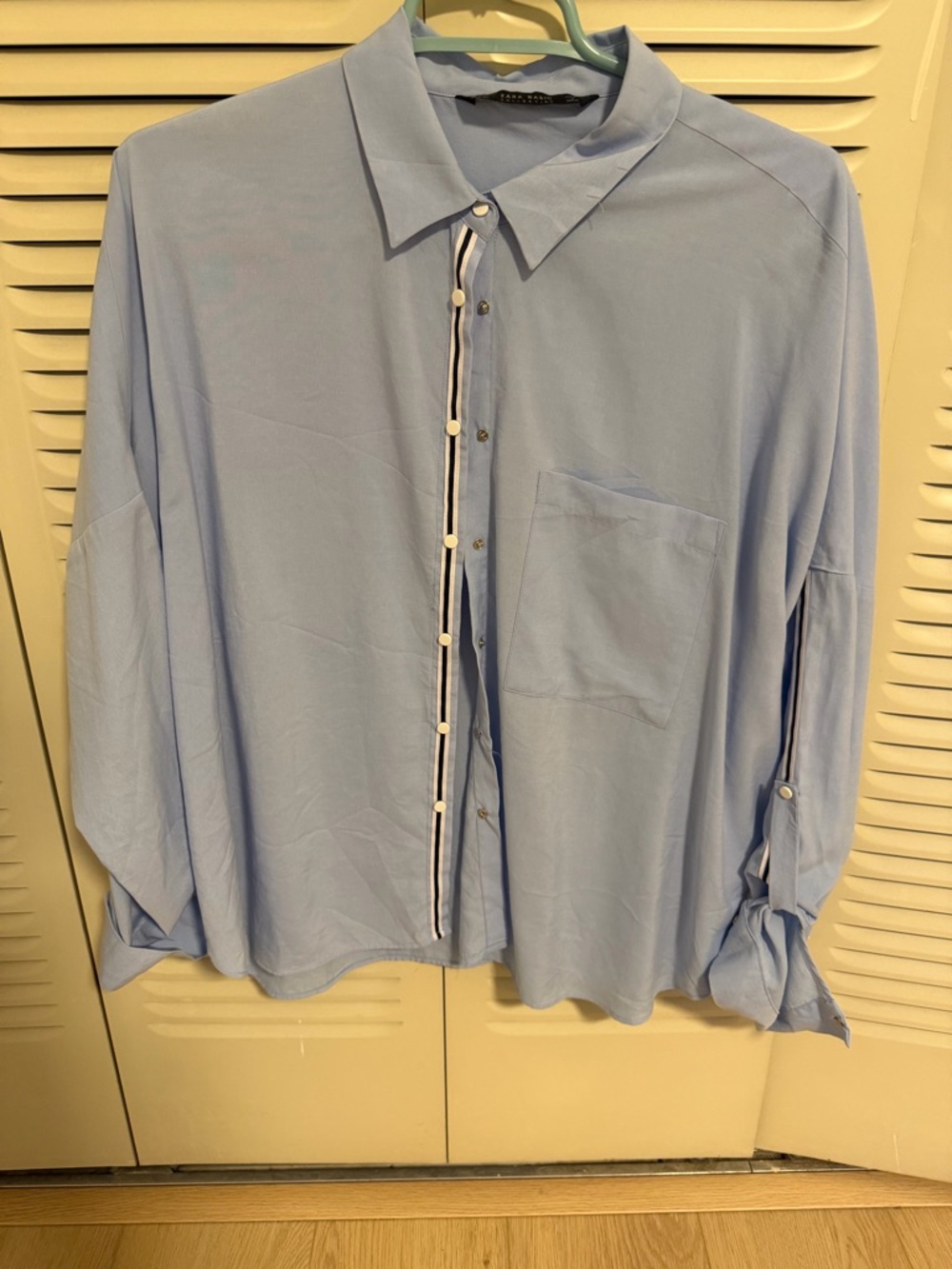 Zara Women’s Business button down shirt Size L